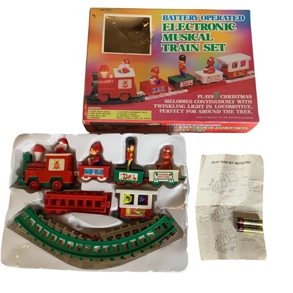 Vintage 70’s Electronic Musical Battery-Operated Train Set Damaged READ - Picture 4 of 9